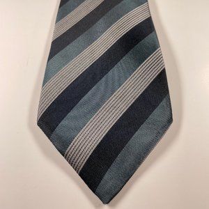 Silk Giorgio Armani Tie W/Multicolored Diagonal Stripes